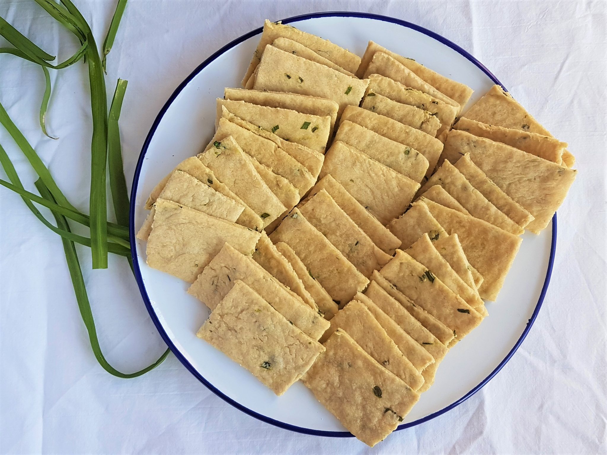Three cornered leek water biscuits Recipe Wild Walks Southwest