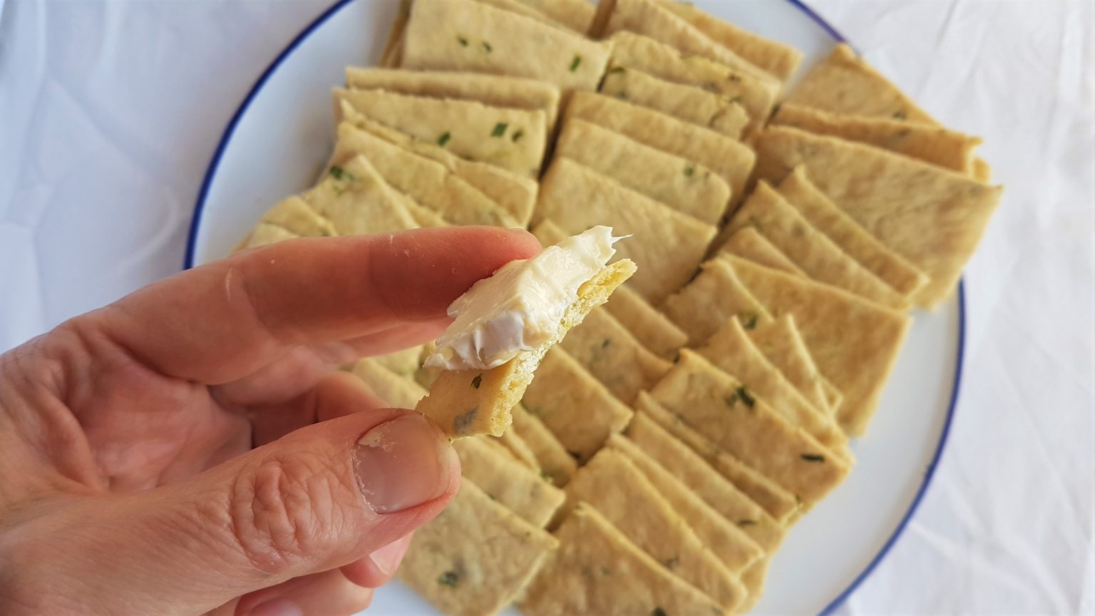 Three cornered leek water biscuits Recipe Wild Walks Southwest