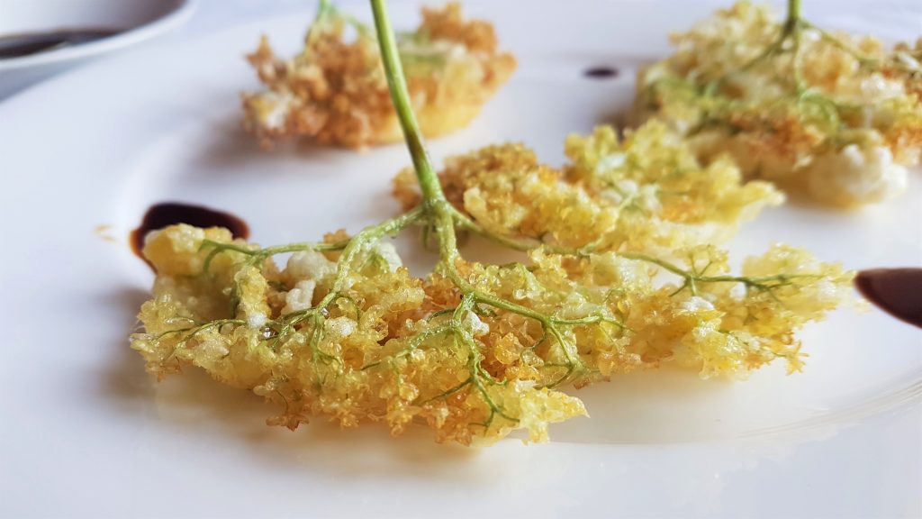 Elderflower fritters
