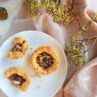 Homemade jam tart recipe with foraged elderflower jam